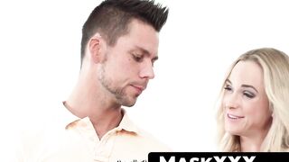 MaskXXX.com - Angelo Godshack's blowjob from Vinna Reed and Naomi Bennet