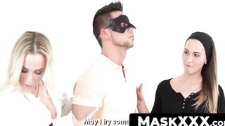 MaskXXX.com - Angelo Godshack's blowjob from Vinna Reed and Naomi Bennet