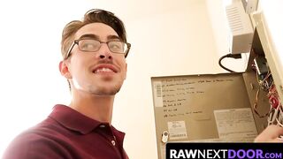 RawNextDoor.com - Lance Taylor shoves it hard and raw into Brandon Moore's hungry hol