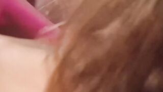 Submissive dyke fingered while eating BDSM pussy