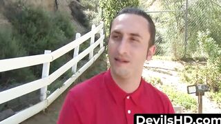 Sarah Vandella gets her moist twat drilled hard with intensity