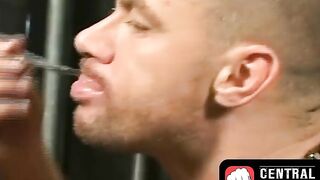 CentralFisting.com - Handsome gay masturbates to an intense climax with a huge fist i