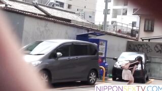 NipponSexTV.com - Adorable Japanese babes taped secretly while pissing