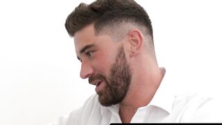 SayUncleNetwork.com - Horny gaymer twink rides stepdad's big fat cock after a wet blo