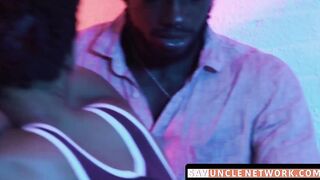 SayUncleNetwork.com - Ebony stud binds cute homo for a raw ass banging session