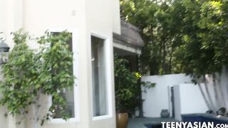 Delectable Asian slut adores when big white dick fucks her