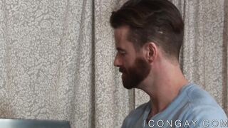 Handsome studs have a cock sucking session before anal