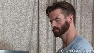 Handsome studs have a cock sucking session before anal