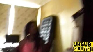 UKSubSluts.com - Pascal's slamming of pretty ebony's sweet pussy after blow