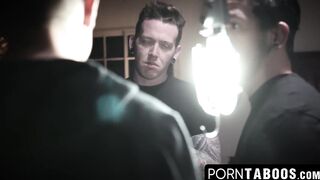 PornTaboos.com - Busty teen Lena Paul's gangbang fantasy with masked thugs