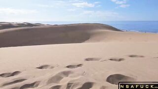 Lilys Adventure BIG SHOCK in the Middle of the Dunes
