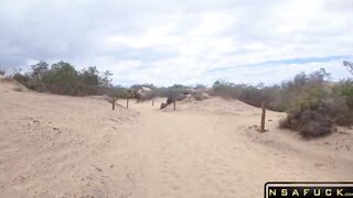 Lilys Adventure BIG SHOCK in the Middle of the Dunes