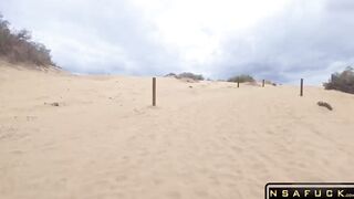 Lilys Adventure BIG SHOCK in the Middle of the Dunes