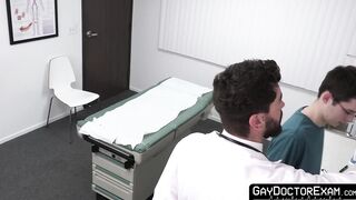 Gorgeous Dakota Lovell gets his ass an personal injection from horny doctor Chris Dam
