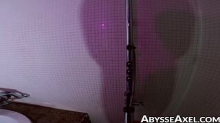 Gorgeous Axel Abysse washed his gaping butthole before getting a hardcore punching in