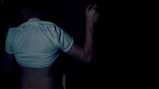 Timothy craves dick so much that he sucks it through a glory hole before bending over