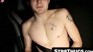 Str8Thugs.com - Billy and Blinx's moving car cock jerking adventure in POV style