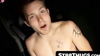 Str8Thugs.com - Billy and Blinx's moving car cock jerking adventure in POV style