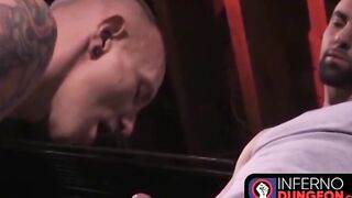 InfernoDungeon.com - Intense gay fisting session results in a wide gaping asshole