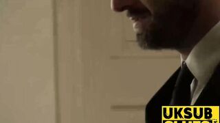 UKSubSluts.com - Brittany Bardot's big dick swallowing and riding with passion