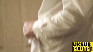UKSubSluts.com - Brittany Bardot's big dick swallowing and riding with passion