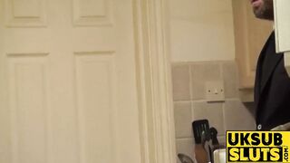 UKSubSluts.com - Brittany Bardot's big dick swallowing and riding with passion