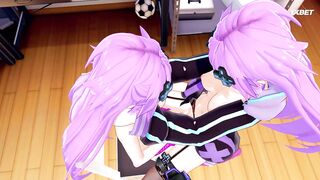 Hyperdimension Neptunia Нептун против Нептуны 2 серия