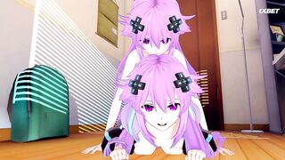 Hyperdimension Neptunia Нептун против Нептуны 3 серия