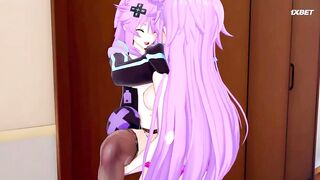 Hyperdimension Neptunia Нептун против Нептуны 3 серия