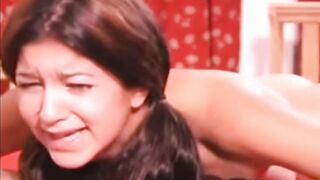 Slutty Alica 20 spanked by her stepmom