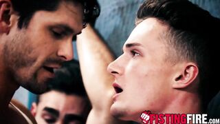 Master Devin Franco teases his captives with some toys and his tongue