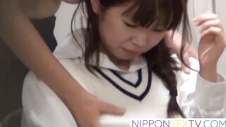 NipponSexTV.com - Asian amateur with big tits satisfies voyeur fetish on cam