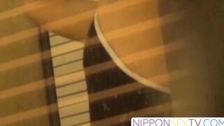 NipponSexTV.com - Young Japanese amateurs flash swimsuits for voyeur's pleasure