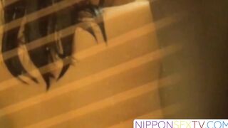 NipponSexTV.com - Young Japanese amateurs flash swimsuits for voyeur's pleasure