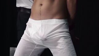 BoyMissionary.com - Alluring twink's divine, raw doggy style banging with a muscular,