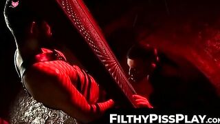 FilthyPissPlay.com - Homo freak enjoys hot waxing after intense fuck fest scene