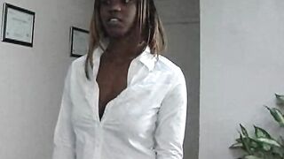 Ebony teen schoolgirl dicked by pervy mature principal