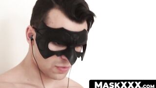 MaskXXX.com - Big dick striper Nick Vargas's jacking off the proper way solo