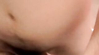 Huge dick amateur drilling raw asses in interracial threesome