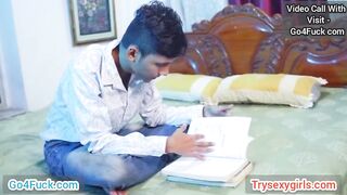 Home Tuition Sexy Teacher And Student Boy Study Hard Sex