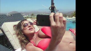 Curvy mom Aubrey African Make Out With The Pool Boy
