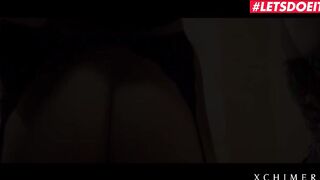 LETSDOEIT - (Sybil & Adam African) Ukrainian Lover Ride Blindfolded