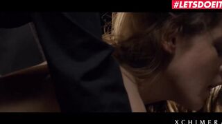 LETSDOEIT - (Sybil & Adam African) Ukrainian Lover Ride Blindfolded
