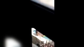 Lovers Fucking At The Pool