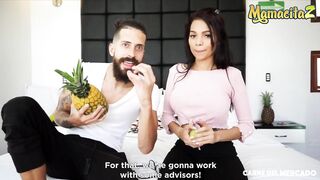 CarneDelMercado - Mila Garcia Filthy Hispanic Colombiana First Hardcore Snatch Pounded On Camera