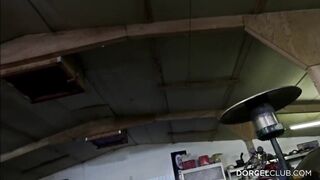 Carla Cox inside ebony tights gets fucking rough