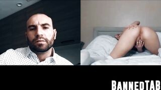 Athena Faris's stepfather's naughty solo tease