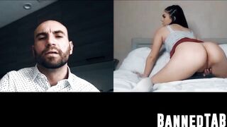 Athena Faris's stepfather's naughty solo tease