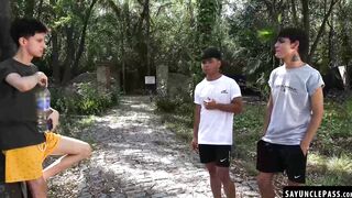 Gavin Becerra holes plowed by Glenn Hut and Leonel Russell