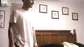 Str8Seduction.com - Skinny butt pirate loves masturbating in the motel room vigorousl